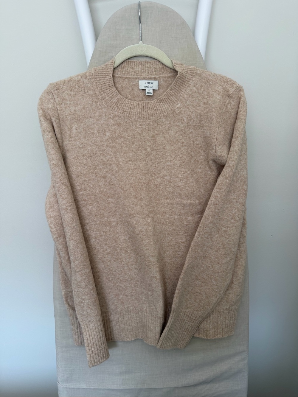 J. Crew Women’s Crewneck Sweater in Light Tan